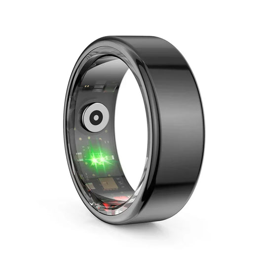 For Android IOS Smart Ring Heart Rate Sleep Monitor Blood Oxygen Women Men Stainless Steel Waterproof Smart Ring Jewelry Gifts